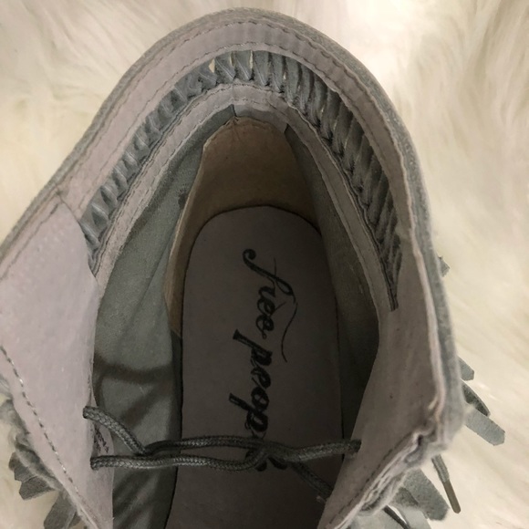 Free People Firefly Lace Up Fringe Sandal, 37 - Picture 4 of 8